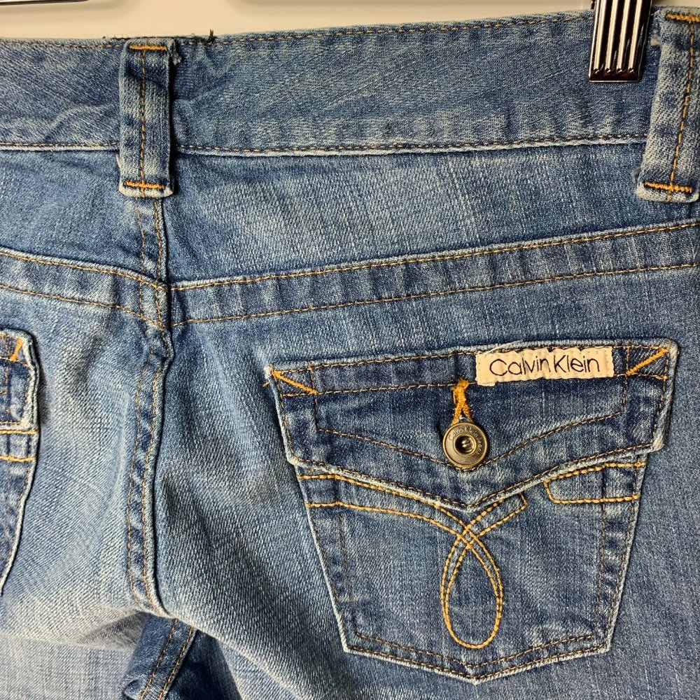 Calvin Klein Lean Bootcut Jeans Denim Size 4 Women